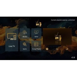 Suscripción IPTV 8K VIP